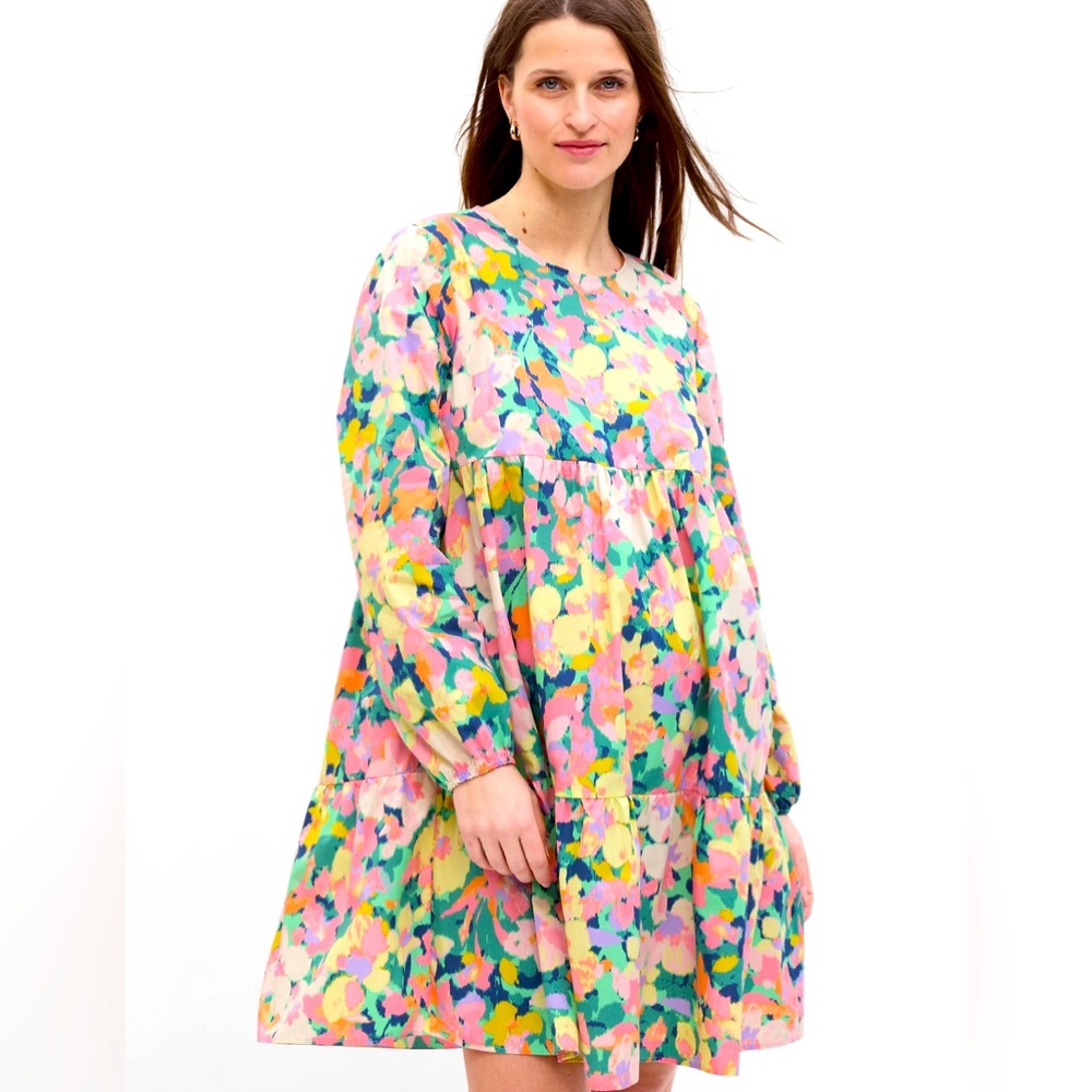 Gap Spring Summer Tiered Dress XS NWT